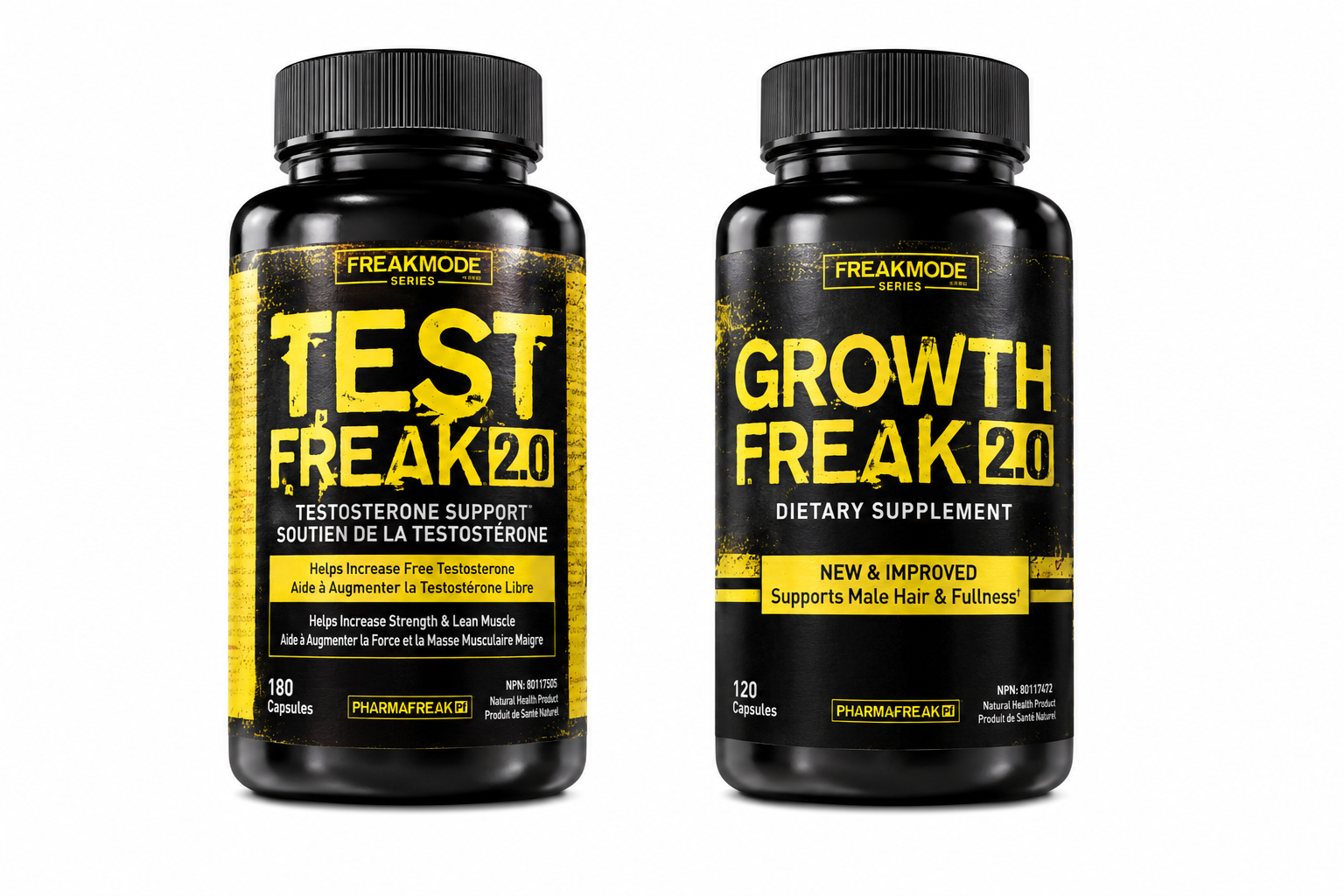 Ultimate Stack - Growth Freak 2.0 and Test Freak 2.0